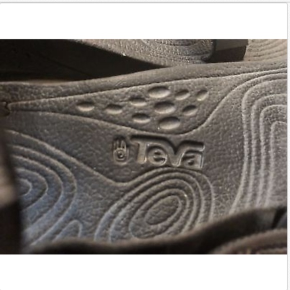 TEVA Black Strap Shock Pad Hiking Sandals SZ 13 main image 3